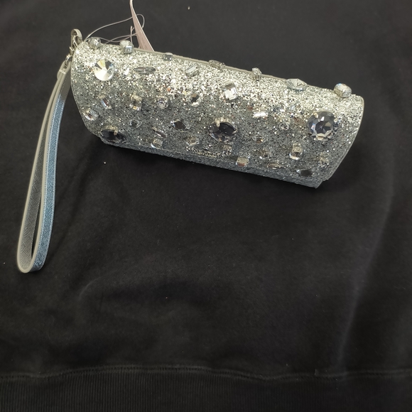 Kate Spade Sparkling Silver Wristlet - Picture 4 of 6